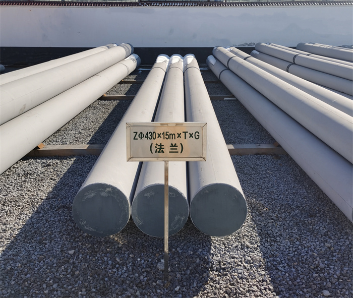 麻城430×15米×T×G砼电力电杆